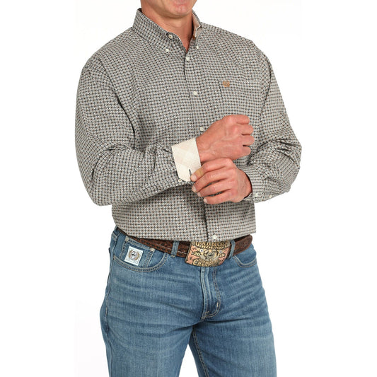 Men's Cinch Long Sleeve Patterned Button Down Shirt MTW1105941-MUL - Crazy House Western Wear