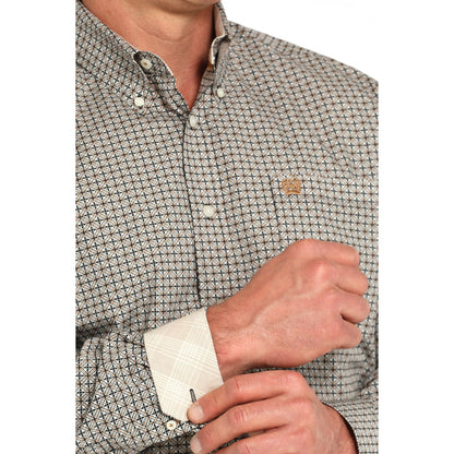 Men's Cinch Long Sleeve Patterned Button Down Shirt MTW1105941-MUL - Crazy House Western Wear
