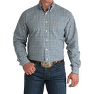 Men's Cinch Long Sleeve Plaid Button Down Shirt MTW1105954 - Crazy House Western Wear