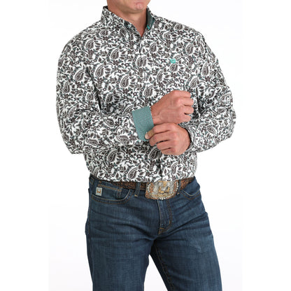 Men's Cinch Long Sleeve Button Down Western Shirt MTW1105969