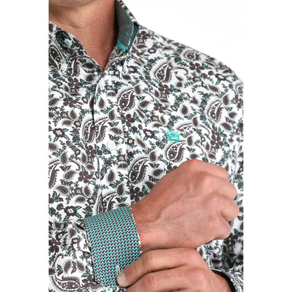 Men's Cinch Long Sleeve Button Down Western Shirt MTW1105969