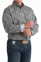 Men's Cinch Multi Paisley Print Button Down Shirt MTW1106001