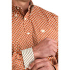 Men's Cinch Geo Print Button Down Shirt MTW1106029