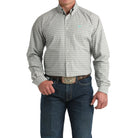 Men's Cinch Plaid Print Button Down Shirt MTW1106032
