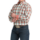 Men's Cinch Plaid Long Sleeve Button Up Shirt MTW1106039