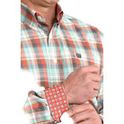 Men's Cinch Plaid Long Sleeve Button Up Shirt MTW1106039