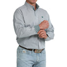 Men's Cinch Long Sleeve Striped Classic Fit Button Down Shirt MTW1106113