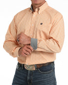 Cinch Men's Gold Geo Printed Modern Fit Shirt MTW1106132