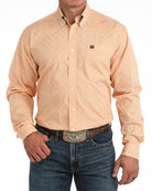Cinch Men's Gold Geo Printed Modern Fit Shirt MTW1106132