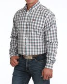 Cinch Men's Long Sleeve Plaid Button Down Shirt MTW1106171