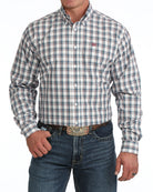Cinch Men's Long Sleeve Plaid Button Down Shirt MTW1106171