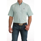 Men's Cinch Printed Blue Button Down Western Shirt MTW1111512