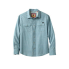 Men's Cinch Long Sleeve Blue Arenaflex Western Camp Shirt MTW1403006