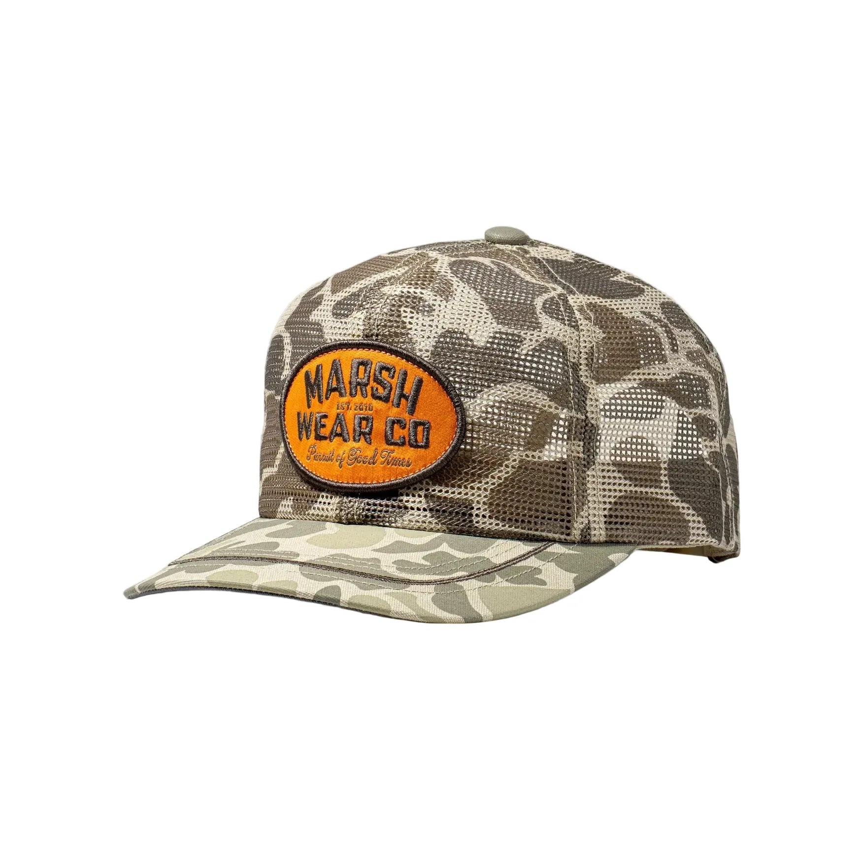 Men's Marsh Wear Khaki Mallard Camo Outpost Mesh Trucker Hat MWC2012-KHMC