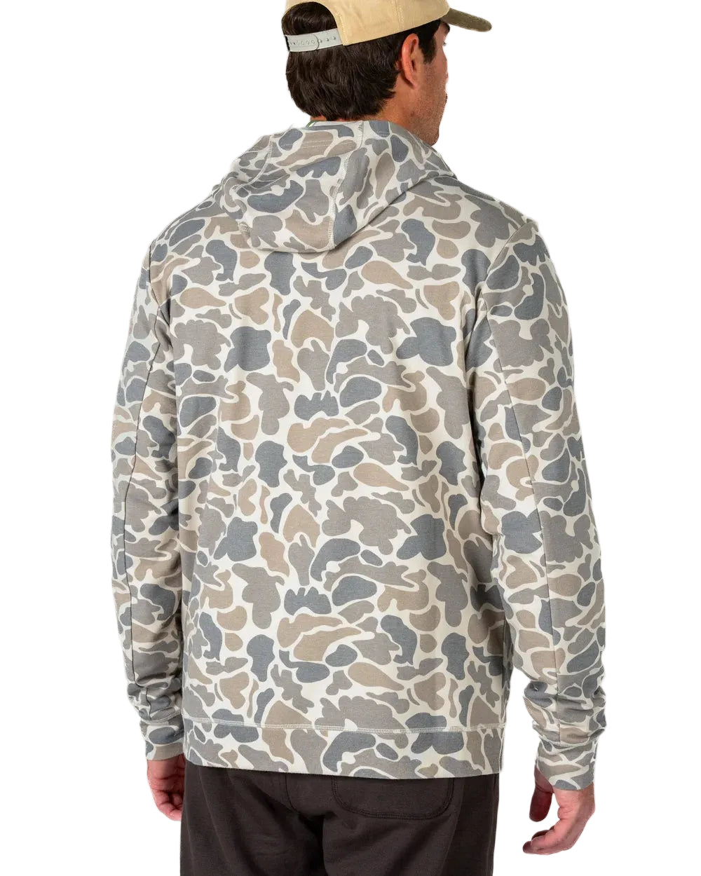 Marsh Wear Men's Khaki Mallard Camo Fireside Hoodie MWF1058