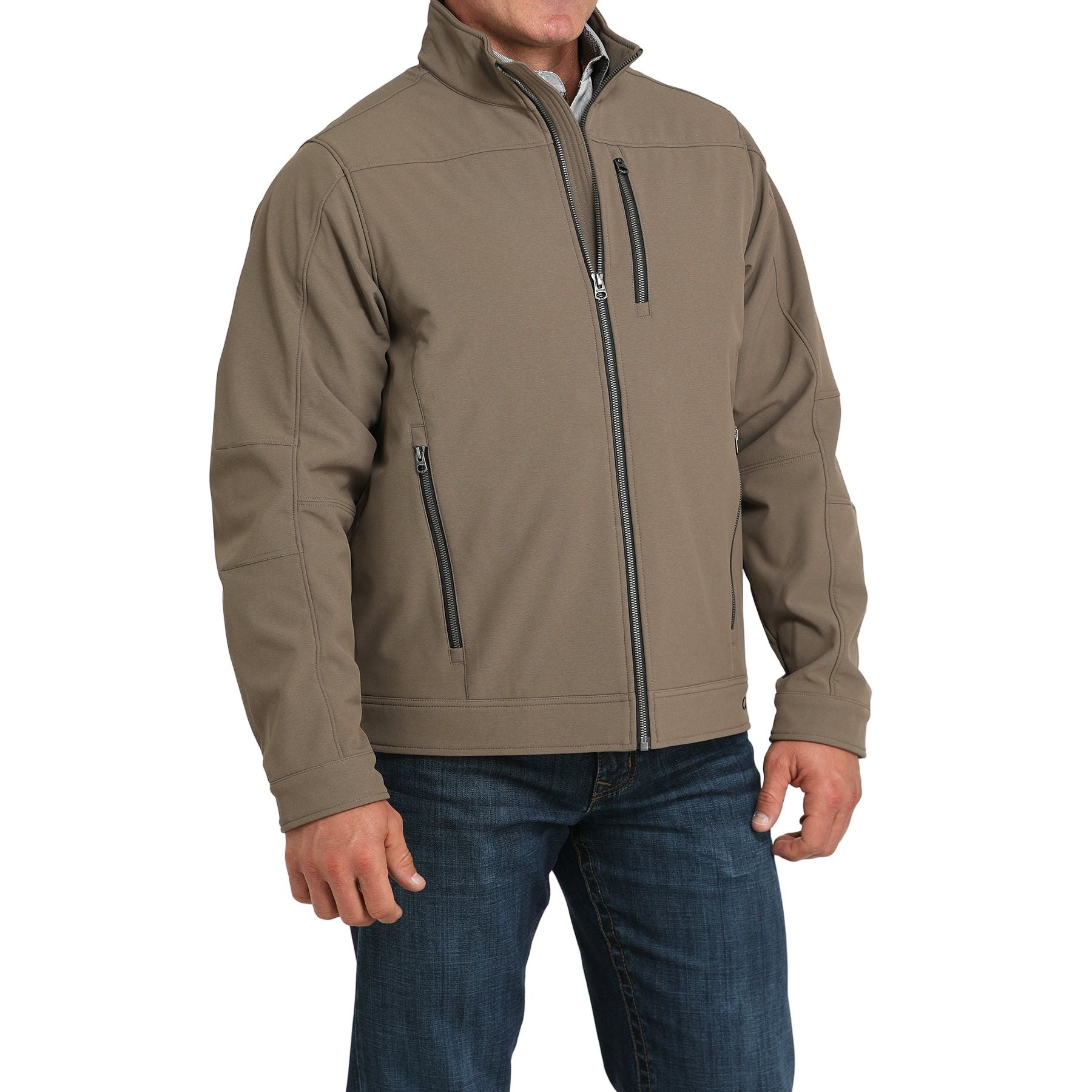 Men's Cinch Brown Soft Shell Jacket 