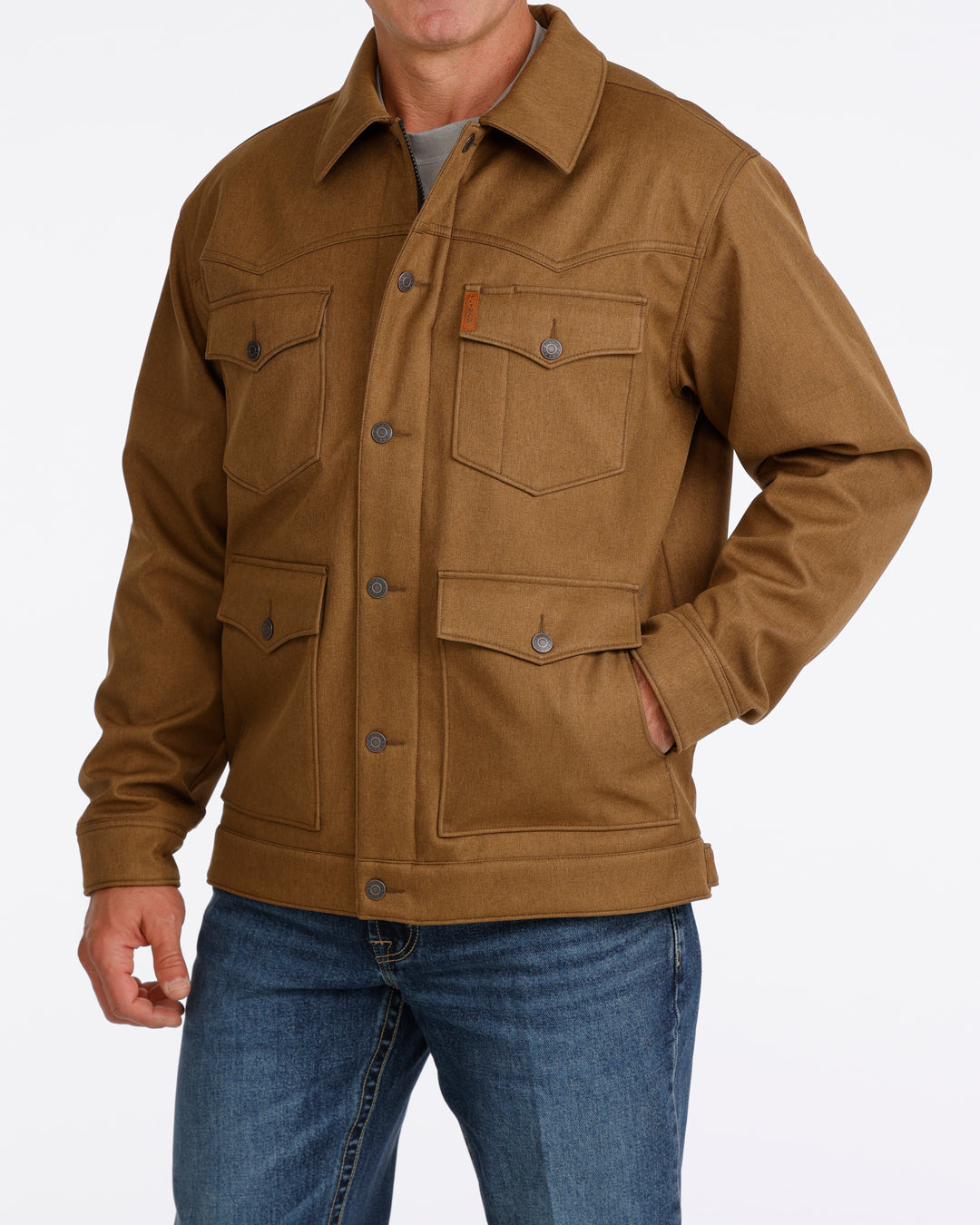 Cinch Men's Brown Bonded Chore Jacket MWJ1551002