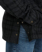 Cinch Men's Black Plaid Button Coat MWJ1596003