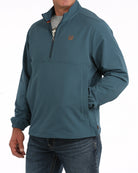 Cinch Men's Teal Windbreaker Pullover MWJ1935002