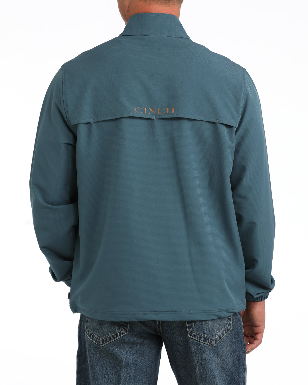 Cinch Men's Teal Windbreaker Pullover MWJ1935002