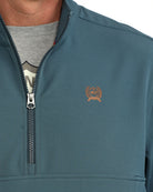 Cinch Men's Teal Windbreaker Pullover MWJ1935002