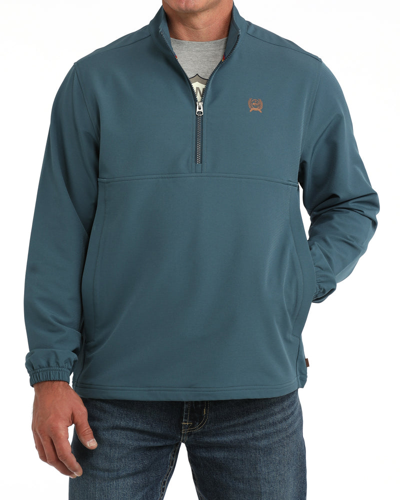 Cinch Men's Teal Windbreaker Pullover MWJ1935002