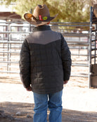 Cinch Boy's Green Quilted Barn Coat MWJ5200001