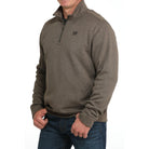 Men's Cinch Brown 1/4 Zip Pullover 
