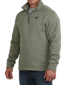 Cinch Men's Olive Quarter Zip Pullover MWK1080021
