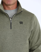 Cinch Men's Olive Quarter Zip Pullover MWK1080021