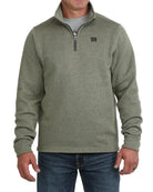 Cinch Men's Olive Quarter Zip Pullover MWK1080021