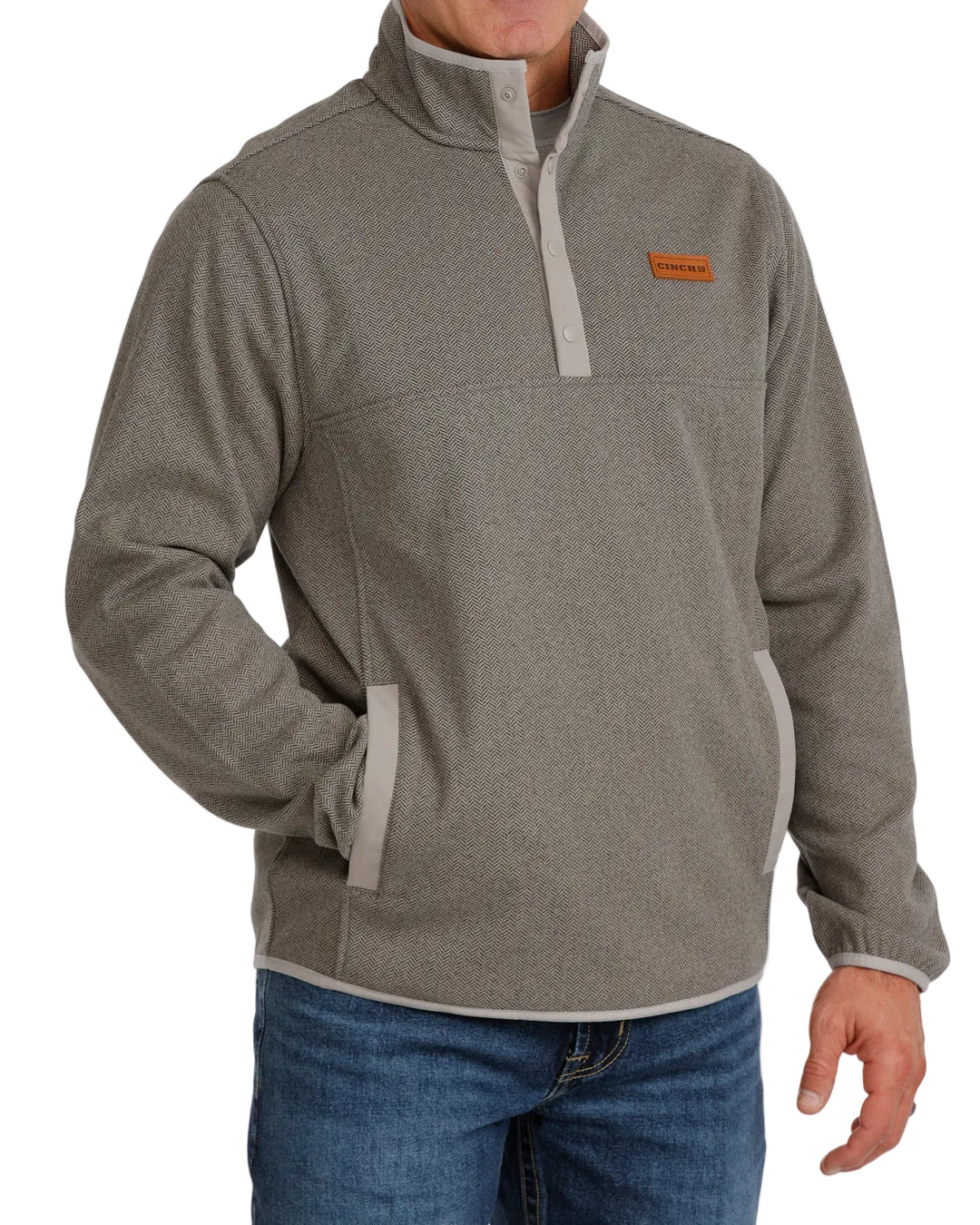 Cinch Men's Gray Pullover MWK1534012