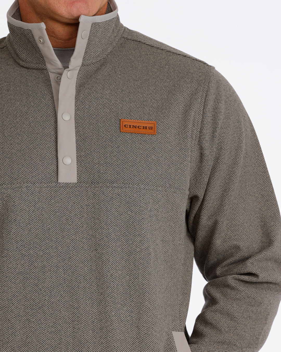 Cinch Men's Gray Pullover MWK1534012