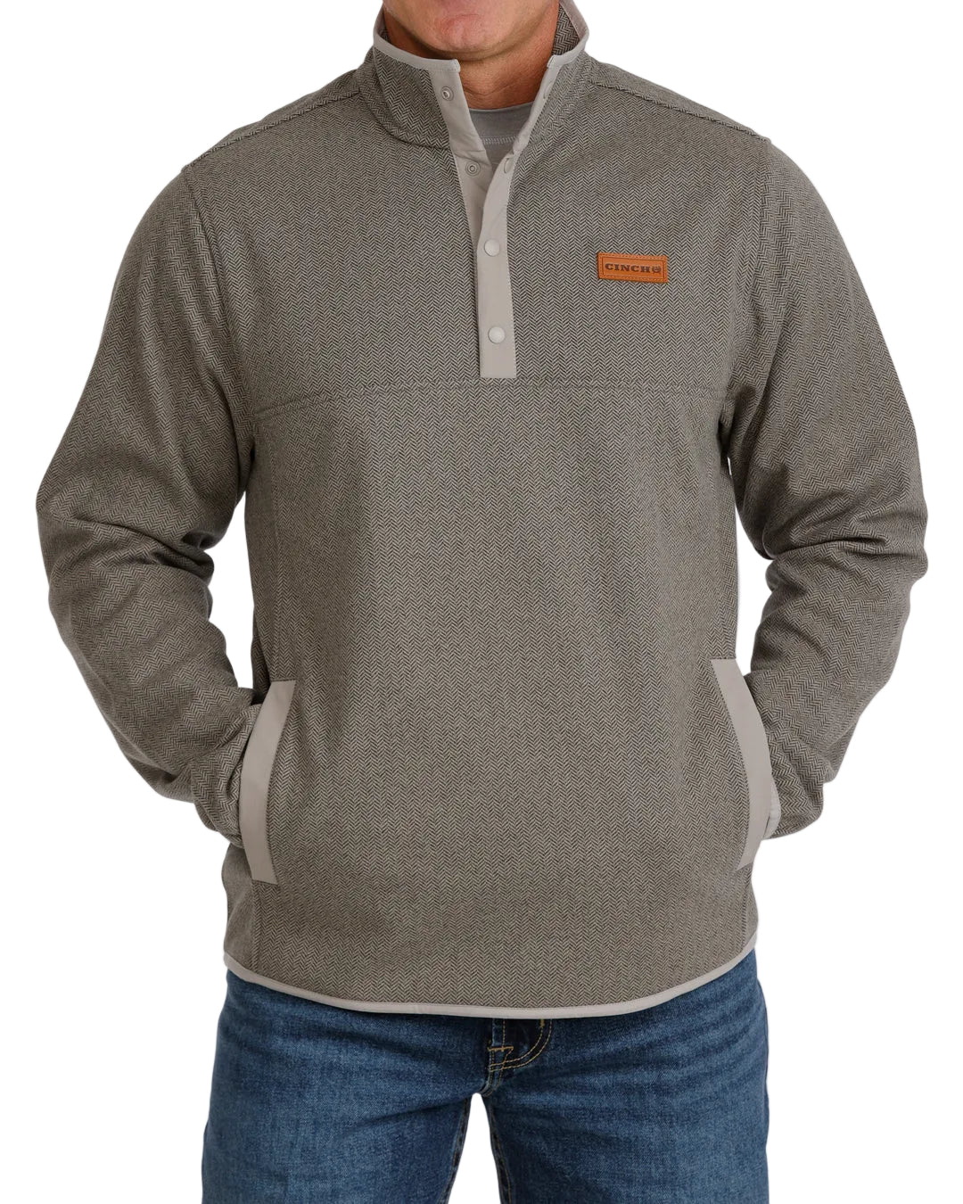 Cinch Men's Gray Pullover MWK1534012