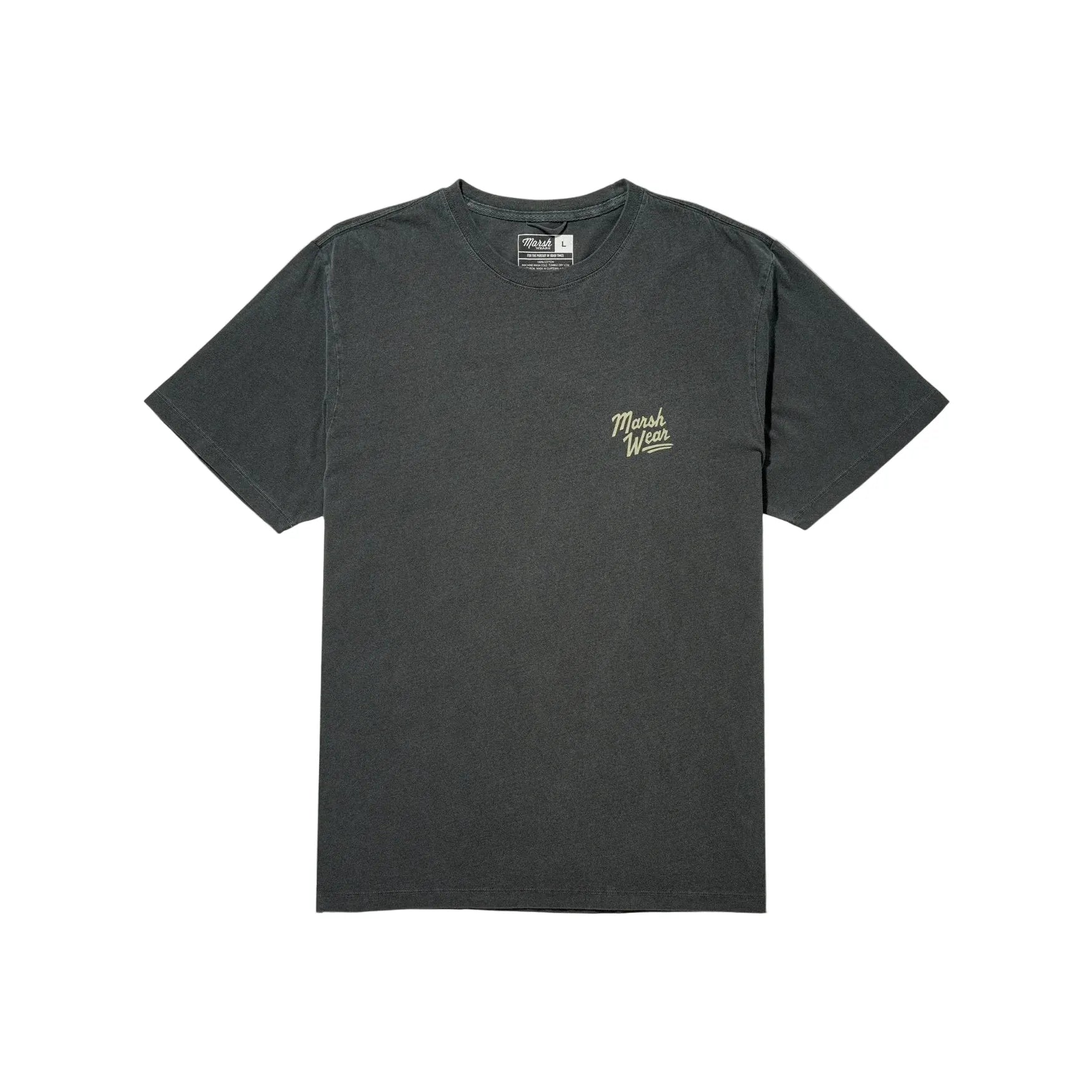 Men's Marsh Wear Shadow Gray Heritage Bass Short Sleeve T-shirts MWT5028-SHD