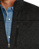Cinch Men's Zip Up Charcoal Sweater Vest MWV1225007