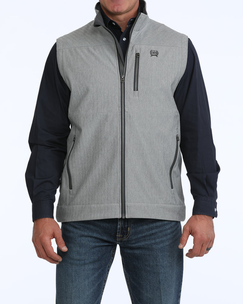Cinch Men's Gray Bonded Vest MWV1515031