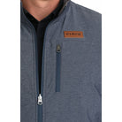 Men's Cinch Reversible Navy and Gray Vest