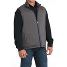 Men's Cinch Reversible Navy and Gray Vest