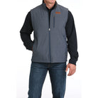 Men's Cinch Reversible Navy and Gray Vest