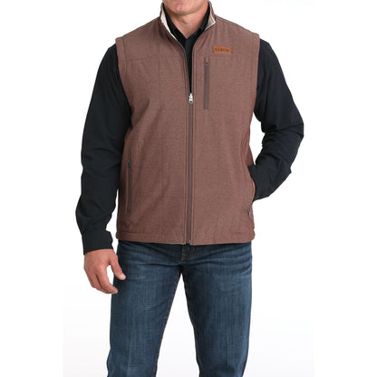 Men's Cinch Reversible Burgundy/Cream Vest