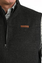Men's Cinch Black Vest MWV1934001