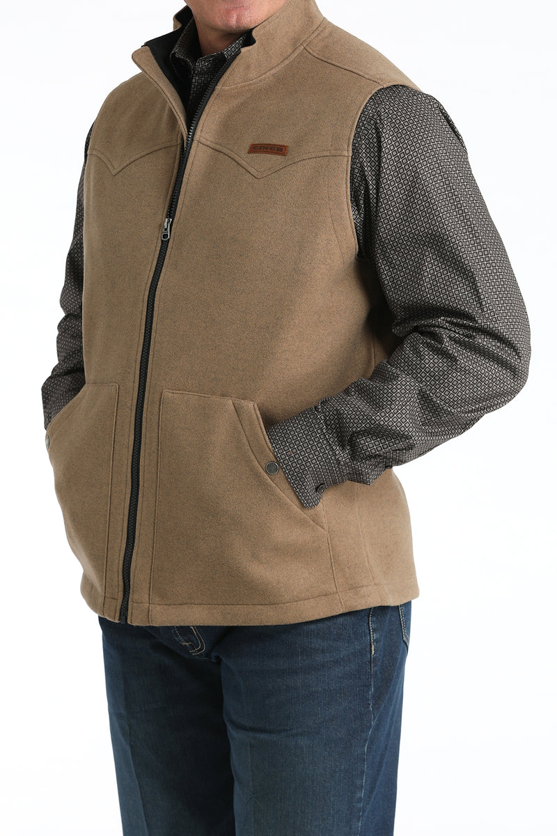 Men's Cinch Brown Vest MWV1934002