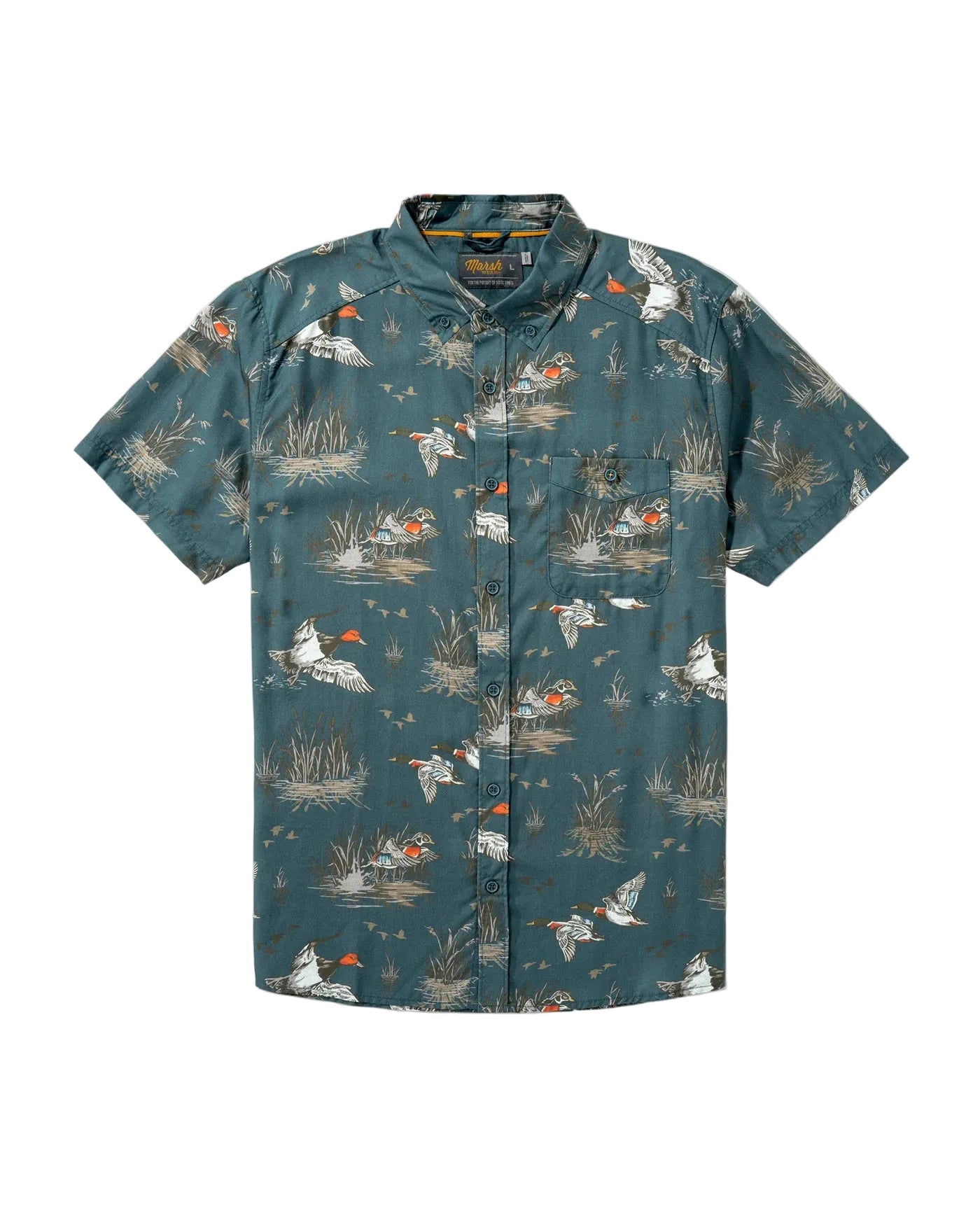 Marsh Wear Goblin Blue Hagood Short Sleeve Shirt MWW1021-GOBL