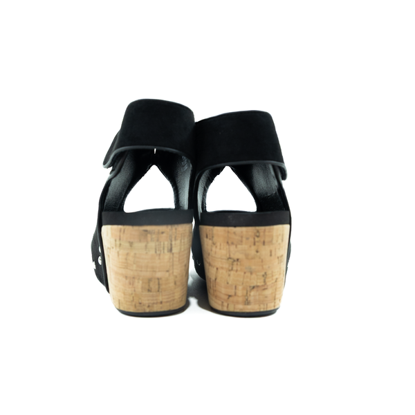 Women's Corky's Black "Frisky" Wedges 10-0202-BLCK