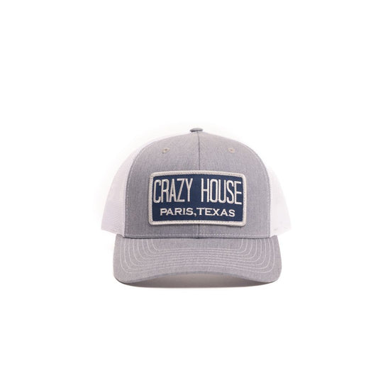 Crazy House Unisex Grey and White Snapback with Patch - Crazy House Western Wear