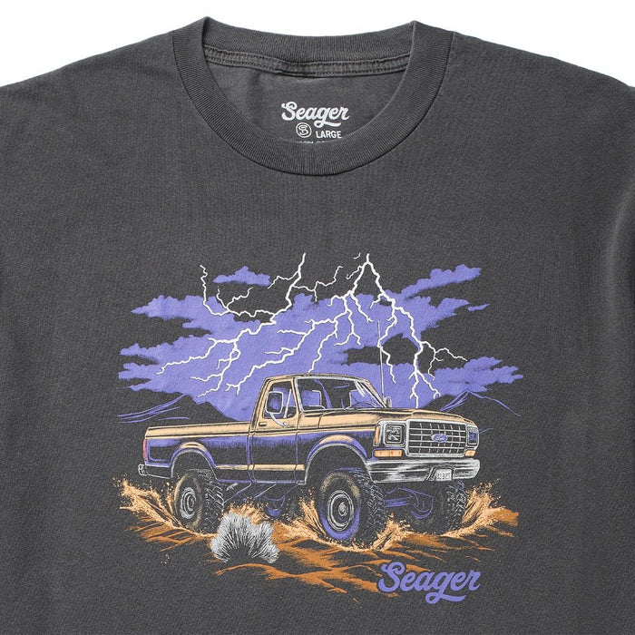 Men's Seager Mud Romp Tee Pigment Black MTSP26MUDRPBLK