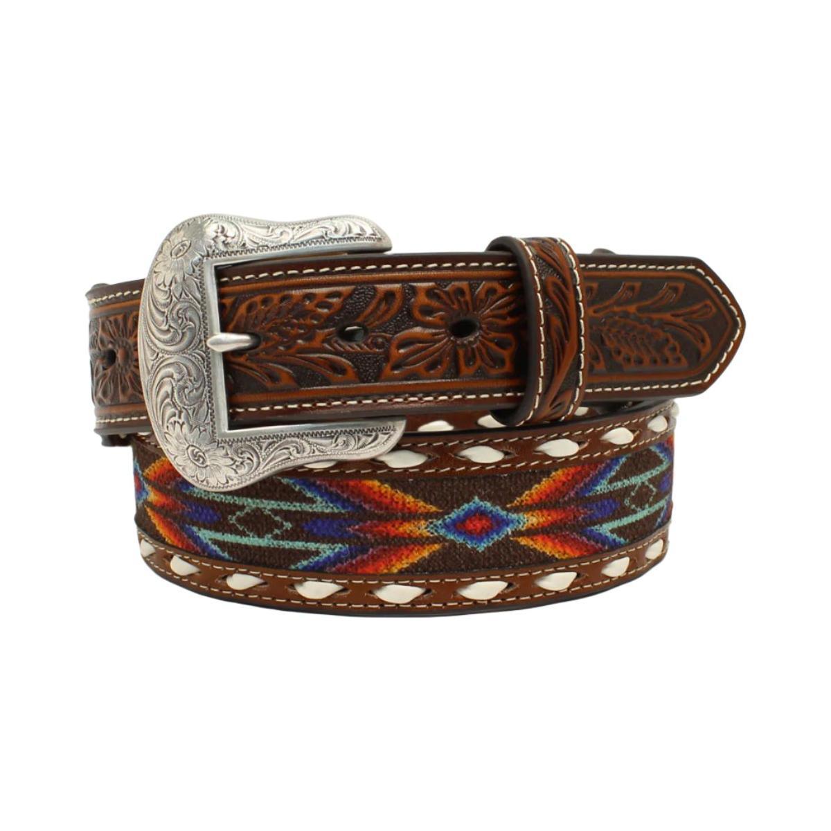 Men's Nocona Aztec Print Belt N210002697 - Crazy House Western Wear