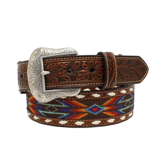 Nocona Aztec Print Belt - Crazy House Western Wear