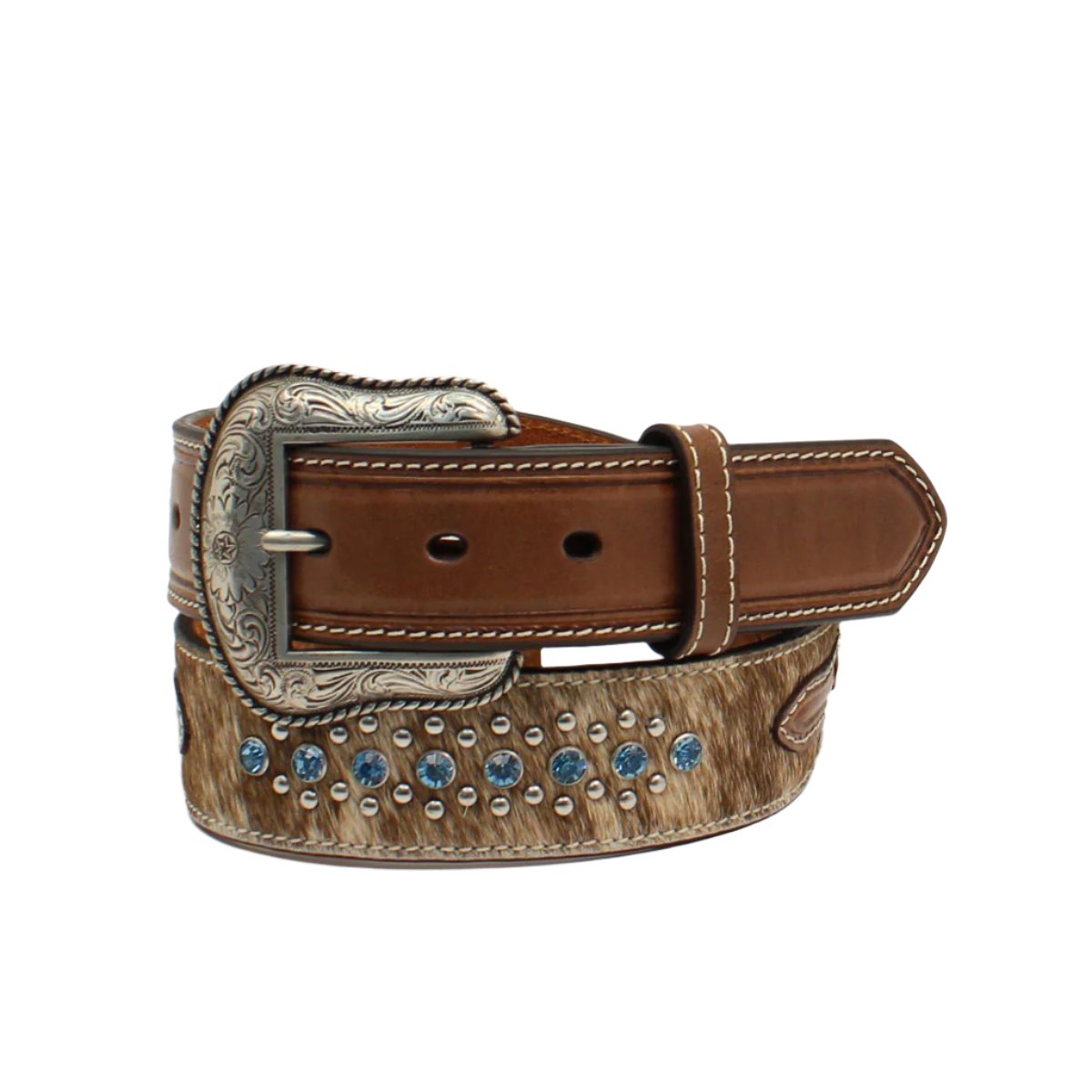 Nocona Calf Hair Belt - Crazy House Western Wear